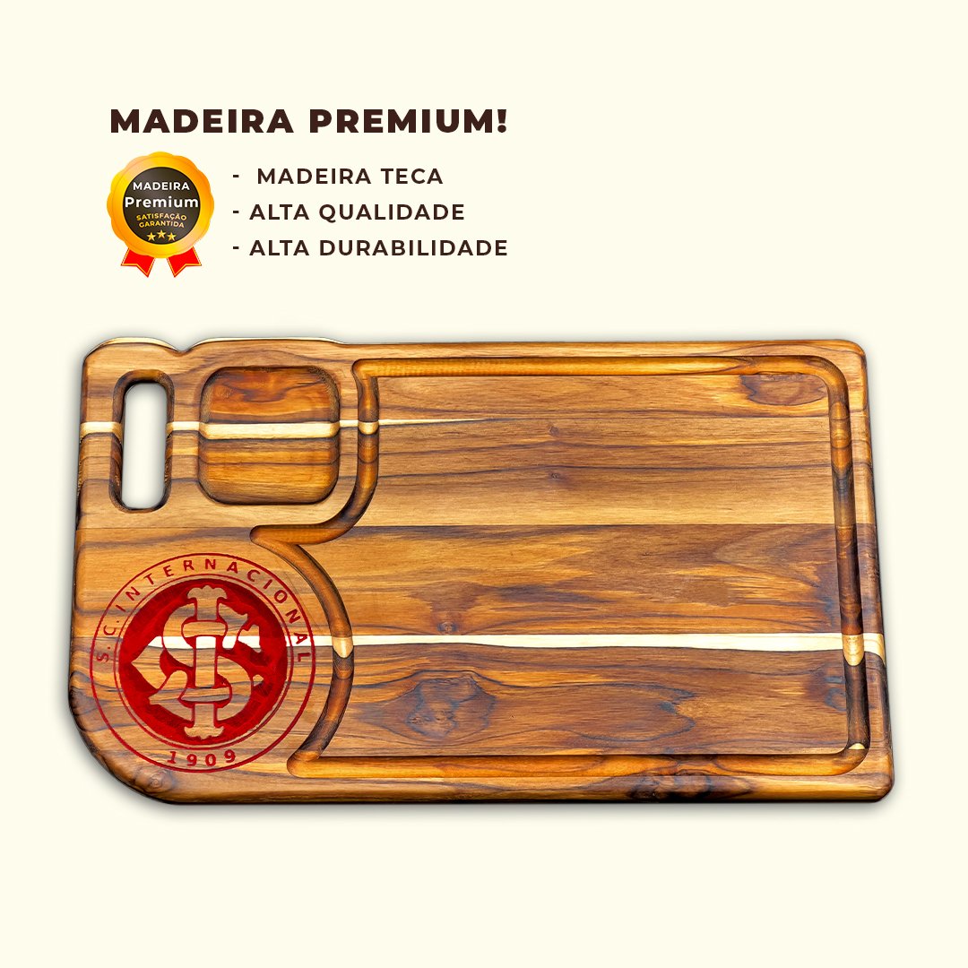 Tabua De Carne Churrasco Personalizada Do Internacional - Imagem 3