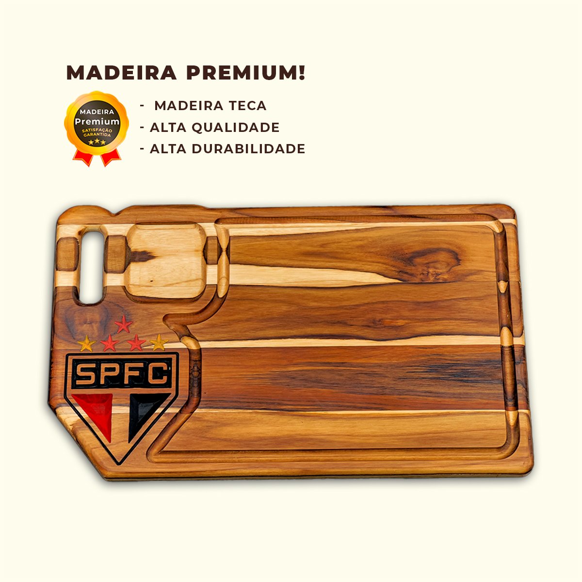 Tabua De Carne Churrasco Personalizada Do São Paulo - Imagem 3