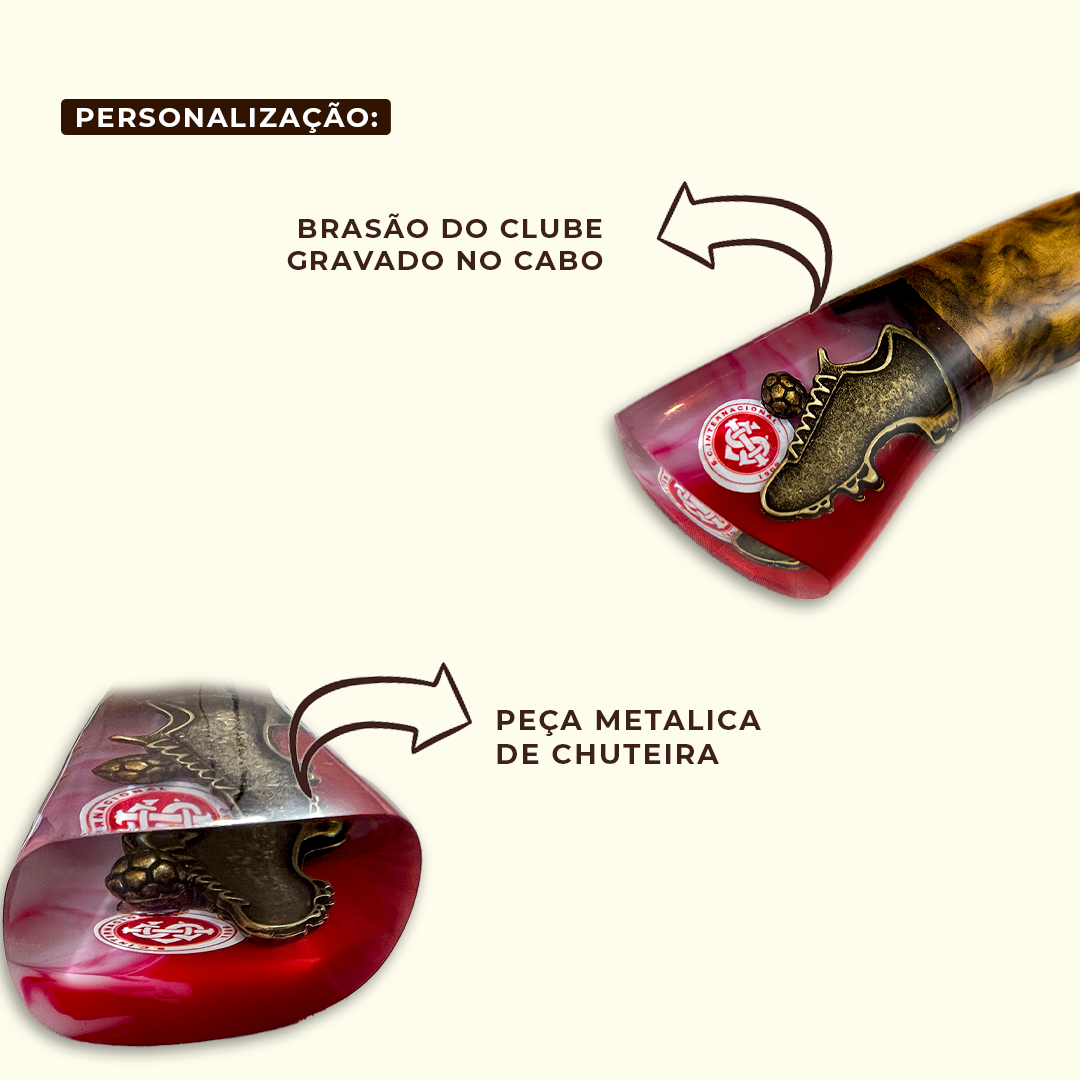 Kit Churrasco Faca + Garfo Inox Personalizada Internacional - Imagem 5