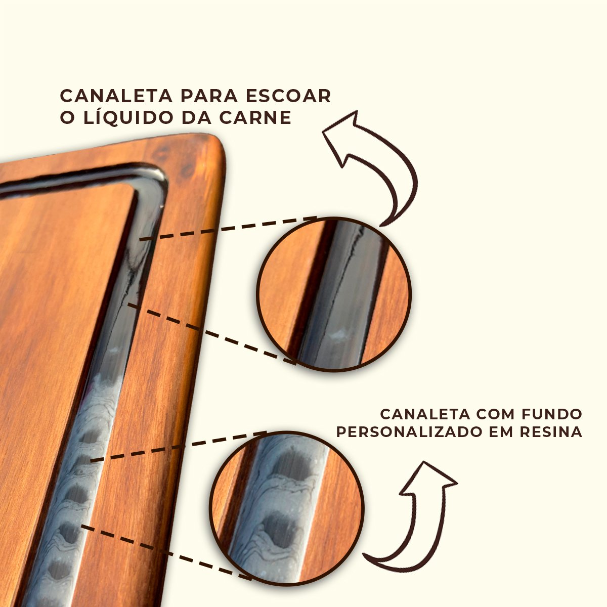 Tabua De Carne Churrasco Personalizada São Paulo Resinada São Paulo - Imagem 7