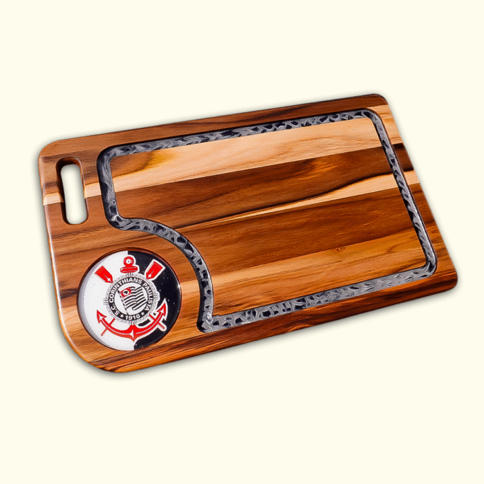 Tabua Carne Churrasco Corinthians Personalizada Resinada Corinthians