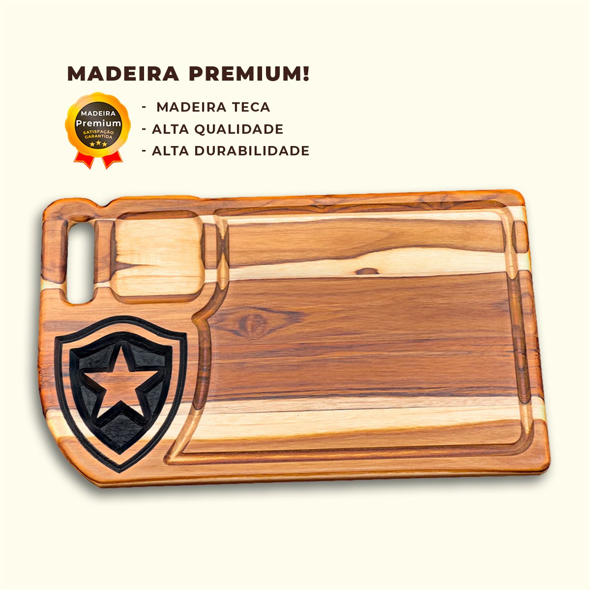 Tabua De Carne Churrasco Personalizada Do Botafogo - Imagem 2