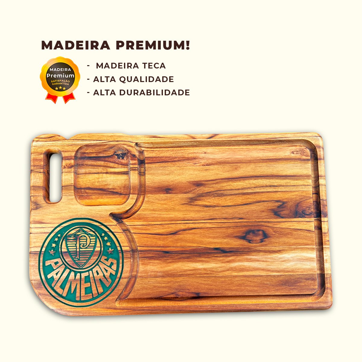 Tabua De Carne Churrasco Personalizada Do Palmeiras - Imagem 3