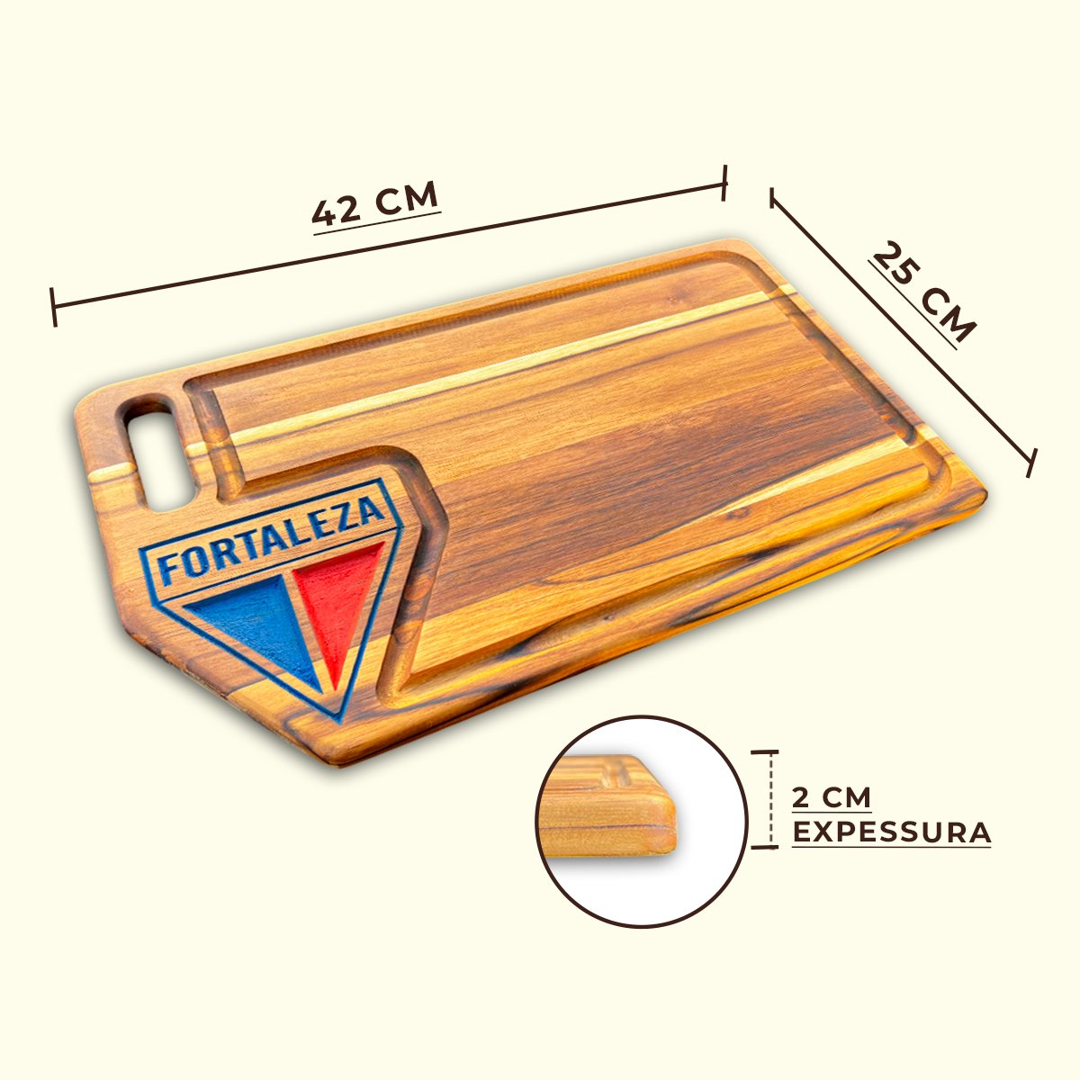 Tabua De Carne Churrasco Personalizada Do Fortaleza - Imagem 5