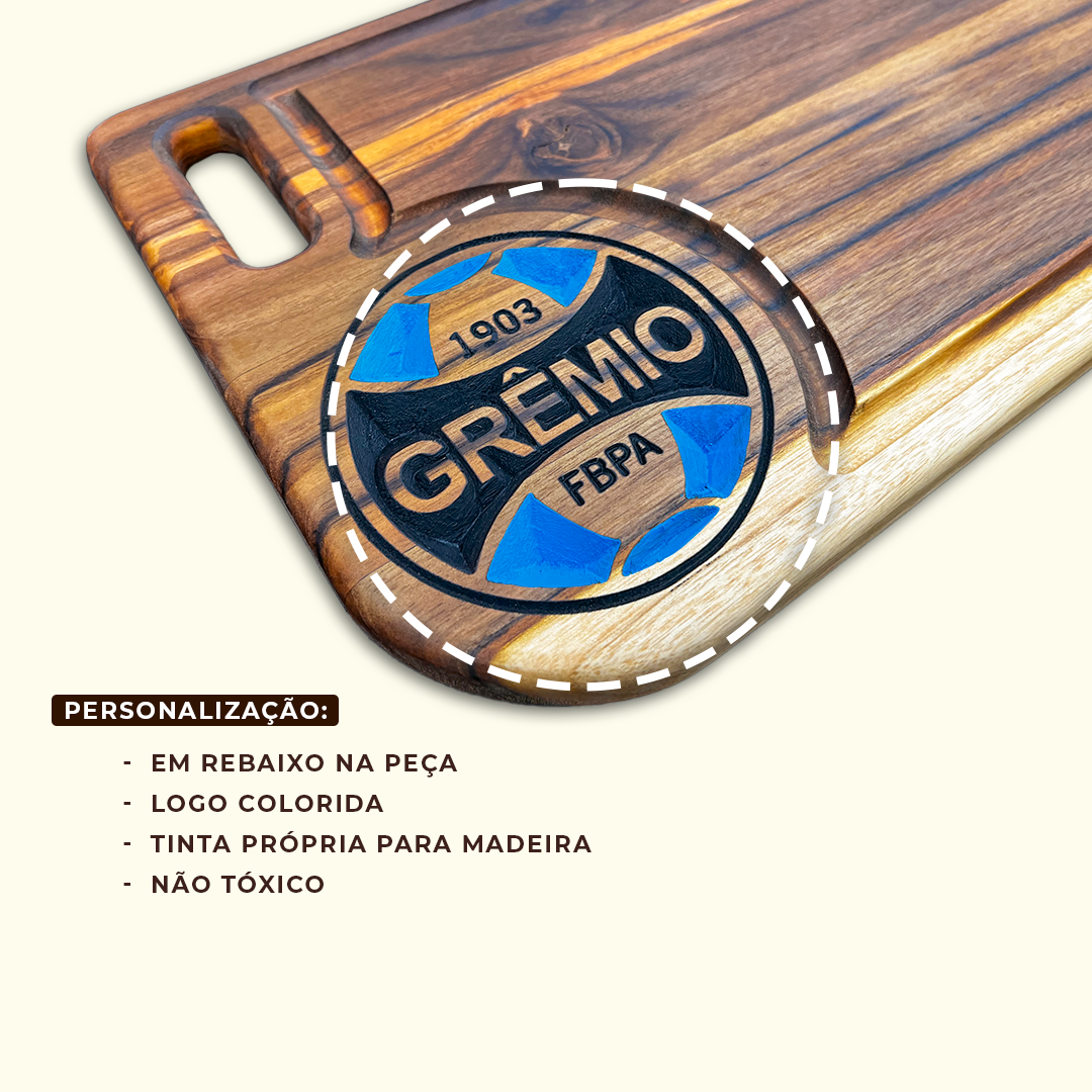 Tabua Carne Churrasco Personalizada Gremio - Imagem 6