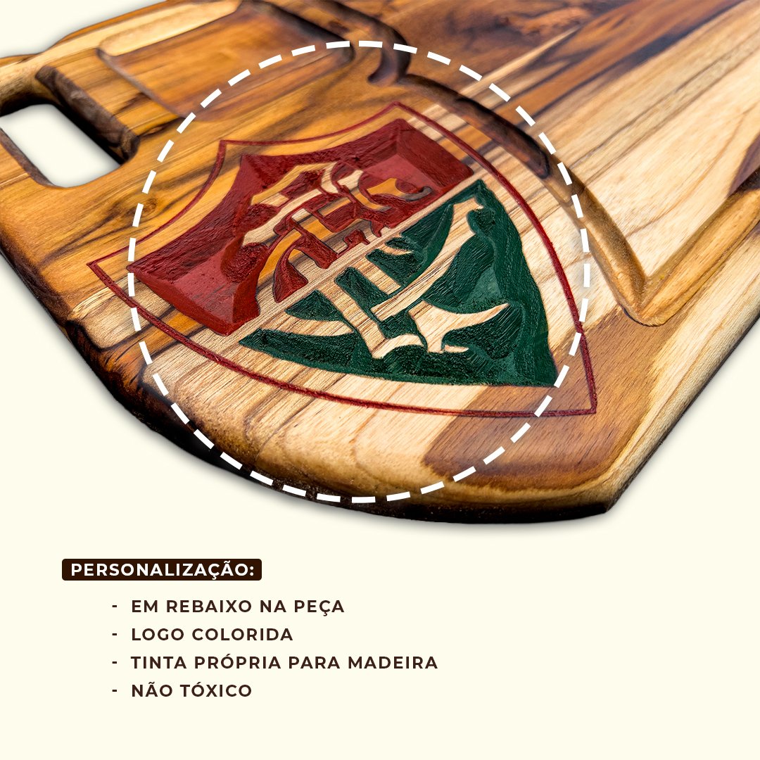 Tabua De Carne Churrasco Personalizada Do Fluminense - Imagem 5
