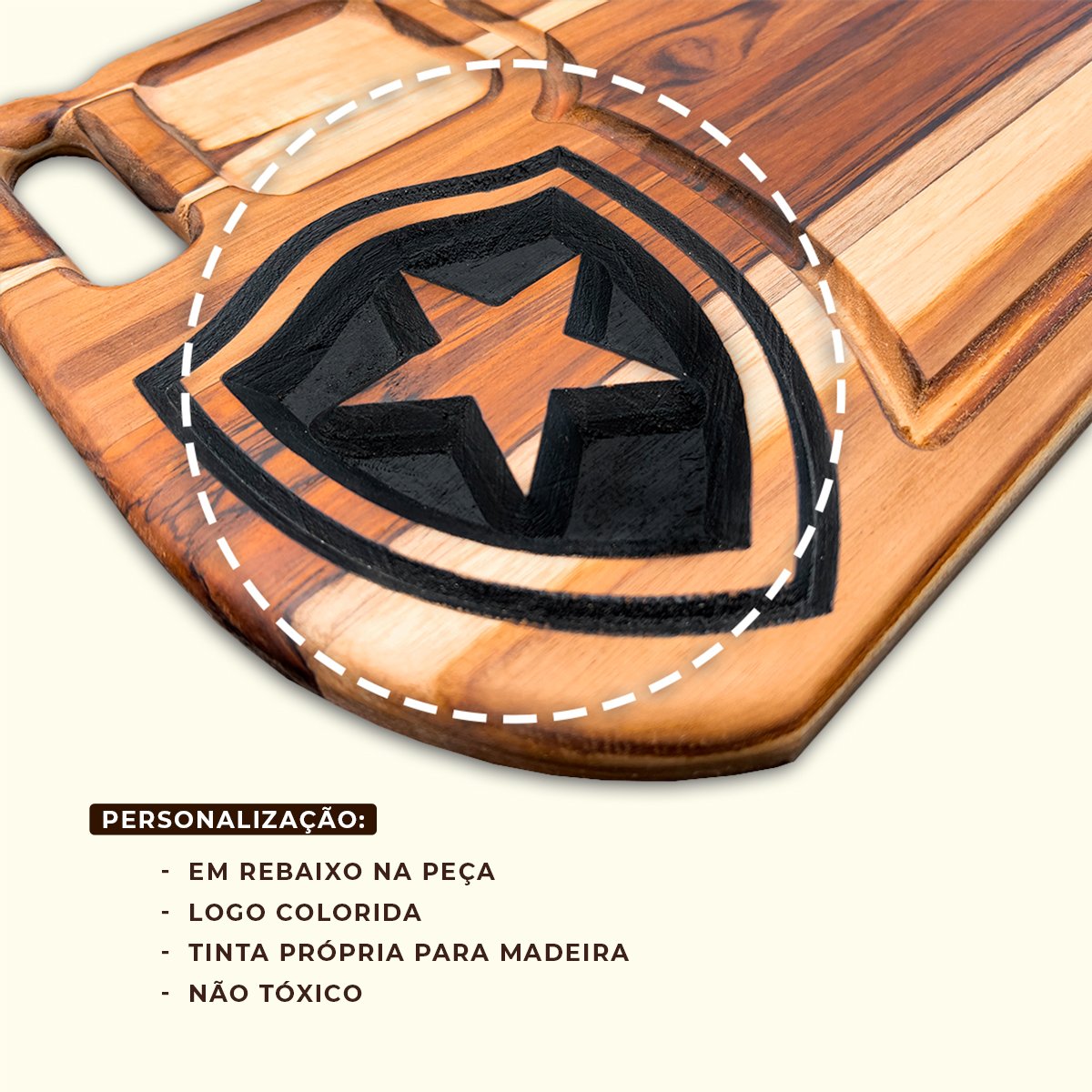 Tabua De Carne Churrasco Personalizada Do Botafogo - Imagem 5
