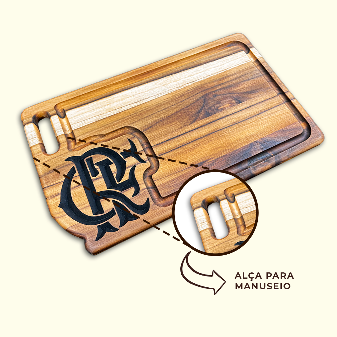 Tabua Carne Churrasco Personalizada Flamengo - Imagem 7