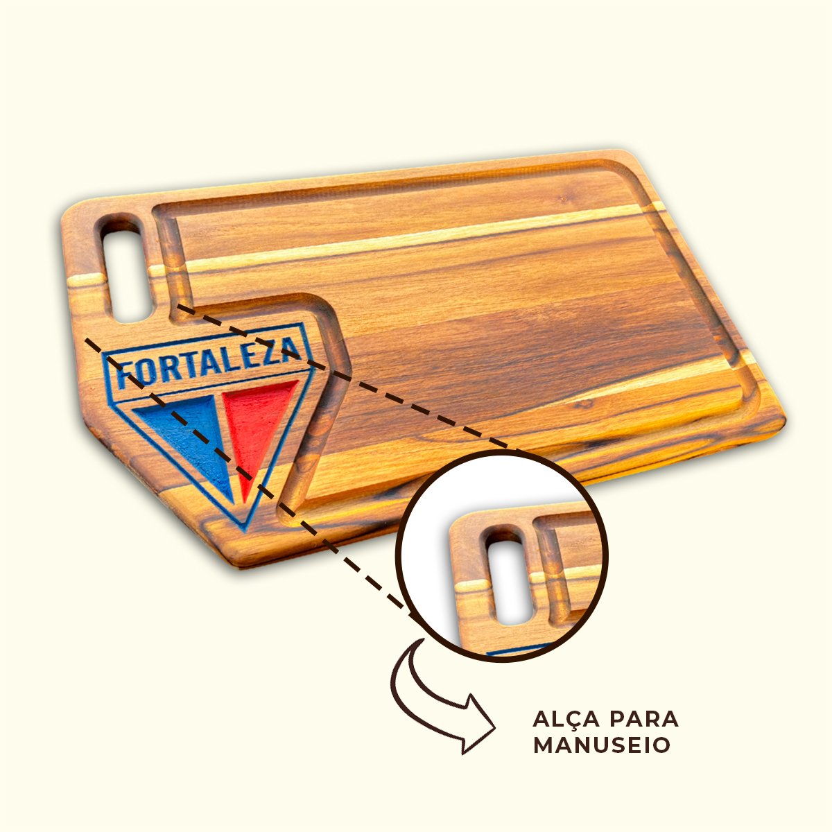 Tabua De Carne Churrasco Personalizada Do Fortaleza - Imagem 7