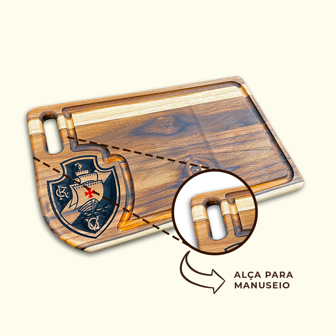 Tabua Carne Churrasco Personalizada Vasco - Imagem 7