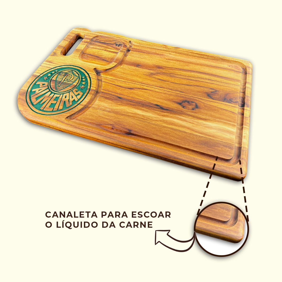 Tabua De Carne Churrasco Personalizada Do Palmeiras - Imagem 7