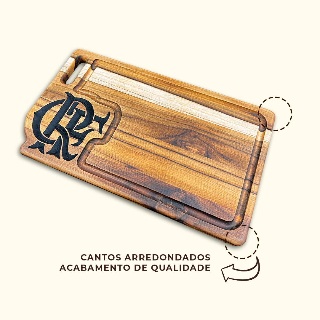 Tabua Carne Churrasco Personalizada Flamengo - Imagem 9