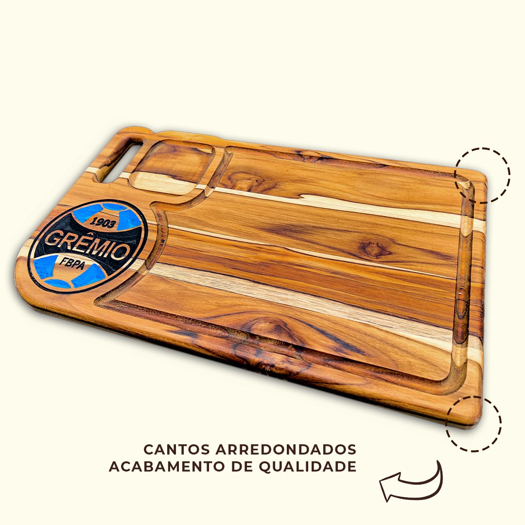 Tabua De Carne Personalizada De Churrasco Grêmio - Imagem 8
