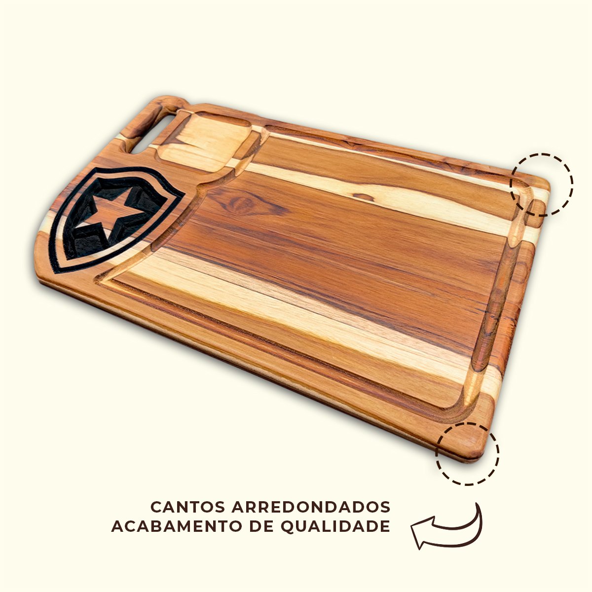 Tabua De Carne Churrasco Personalizada Do Botafogo - Imagem 8