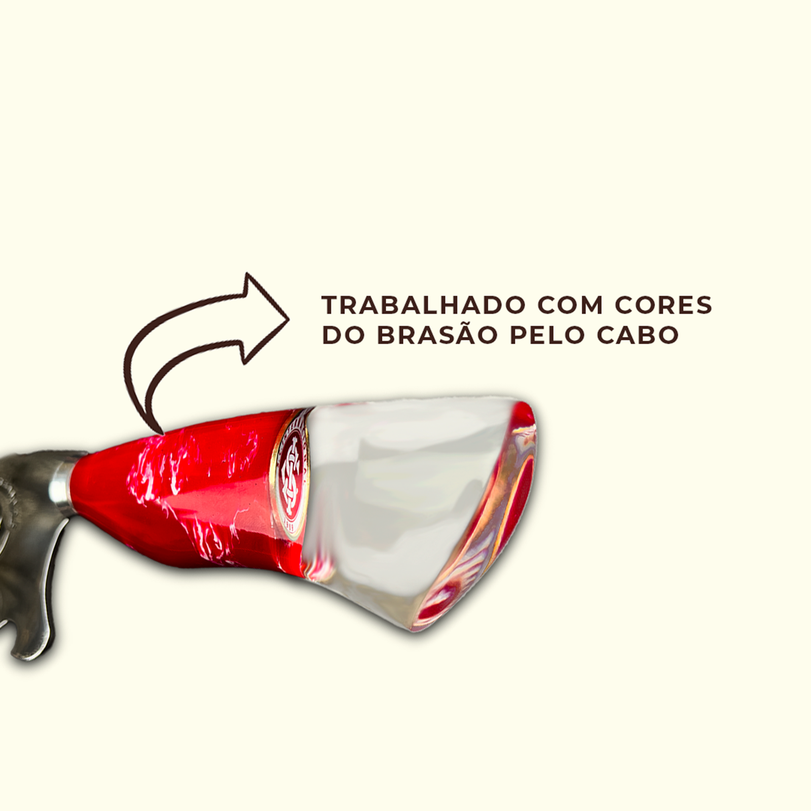 Faca Churrasco Personalizada Internacional 18 Pol, Aço Inox - Imagem 9