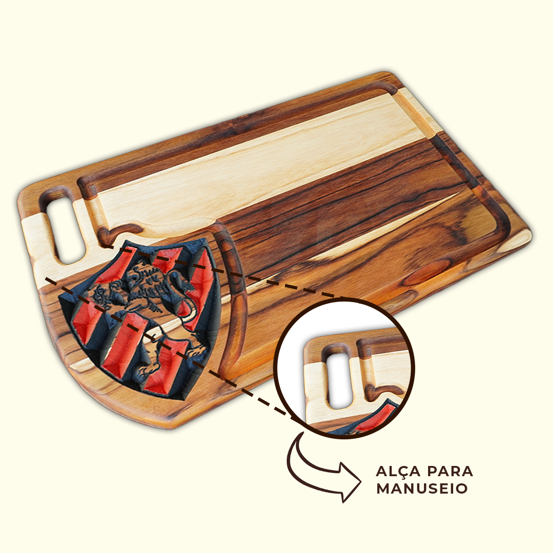 Tabua De Carne Churrasco Personalizada Sport Recife - Imagem 7