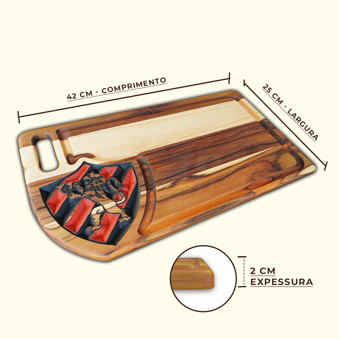 Tabua De Carne Churrasco Personalizada Sport Recife - Imagem 5